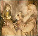 gandalf y frodo, por alan lee